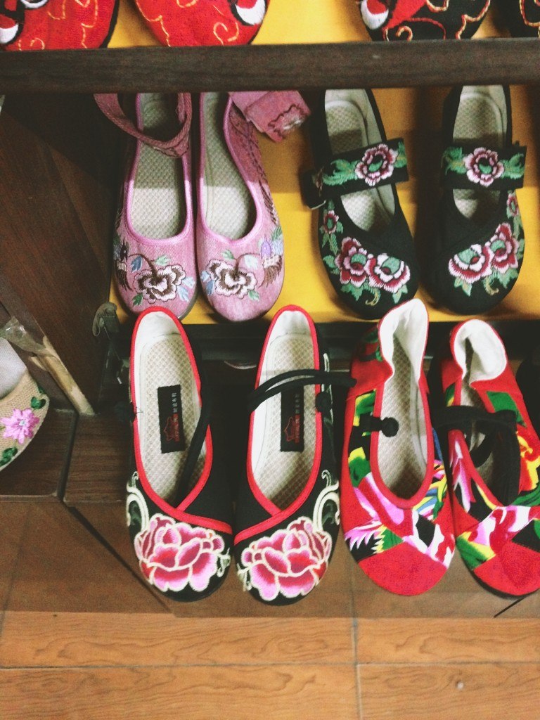 Locals shoes made here and I really wanted to buy but no big girl sizes here (probably for the best)